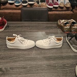 White Christian Louboutin